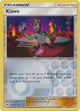 Burning Shadows Kiawe #116/147 reverse holo